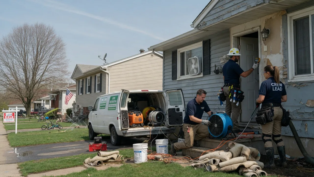 Flood Cleanup in Lairdsville, PA near me